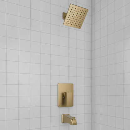 ZLINE Palisades Modern Shower System in Champagne Bronze (RBCN2-SHS-CB)
