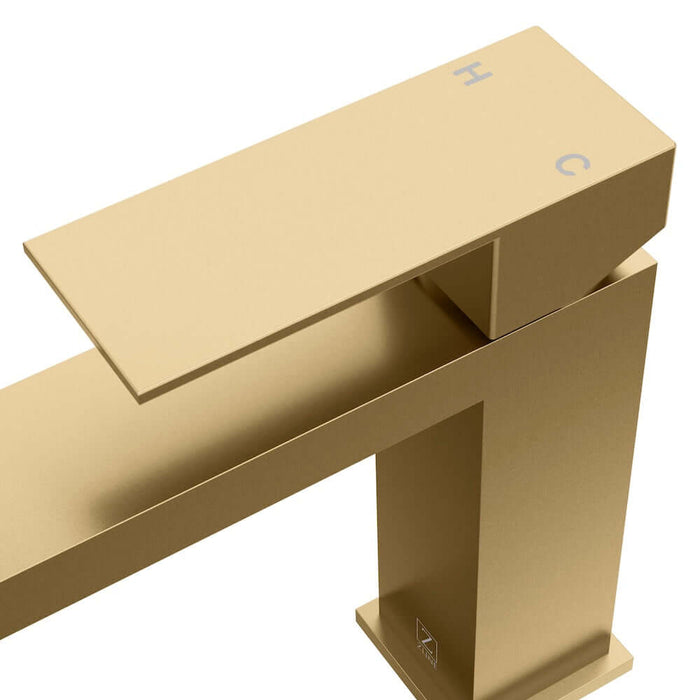 ZLINE Palisades Modern Single Handle Bath Faucet in Champagne Bronze (RBCN2-BF-CB)