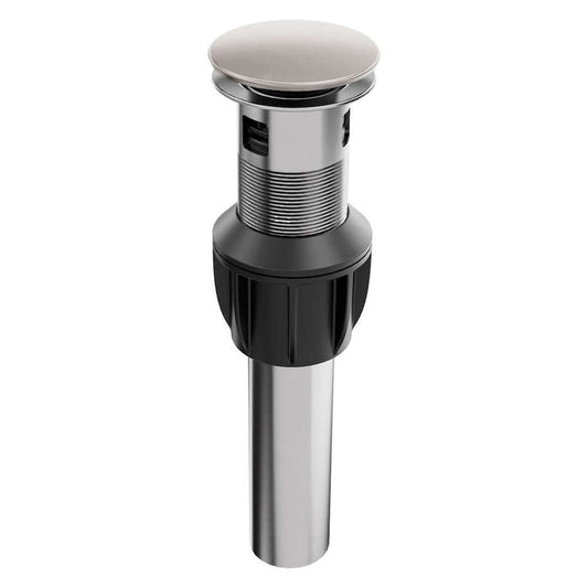 ZLINE Palisades Push Button Drain in Brushed Nickel (RBCN1-PDO-BN) main image.