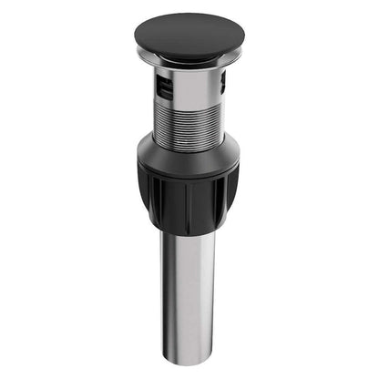 ZLINE Palisades Push Button Drain in Matte Black (RBCN1-PDO-MB) main image.