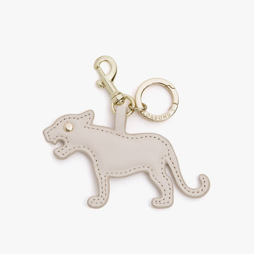 Year of the Tiger Chinese Zodiam Charm - Ivory Leather - Small Acessory - Lo & Sons